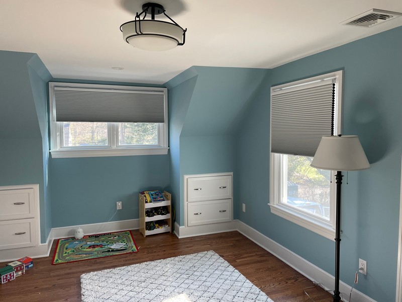 Hunter Douglas 3/4-inch Cordless Cellular Shades in Blackout and Semi-Opaque Light Filtering Fabric in Wyckoff, NJ