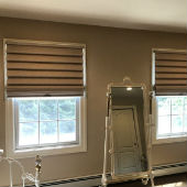 Hunter Douglas cordless Vignette shades in Installed in Mahwah, NJ
