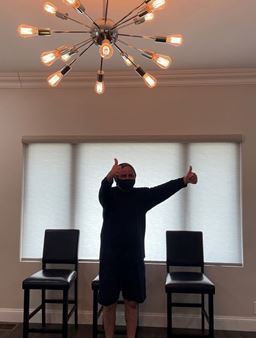 Graber Cordless Roller Shades with Fabric-Covered Cassette Valances in Paramus, NJ Thumbnail