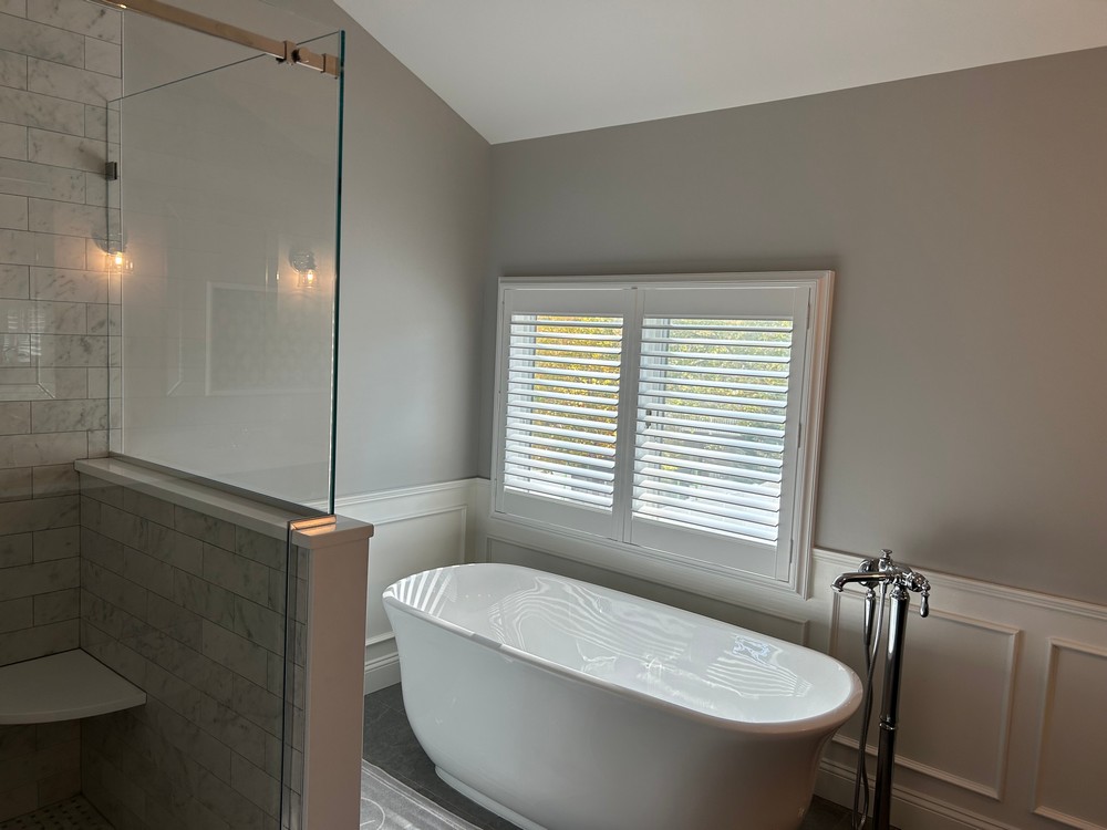 Hunter douglas new style 2 1 2 inch louvered shutters wayne nj